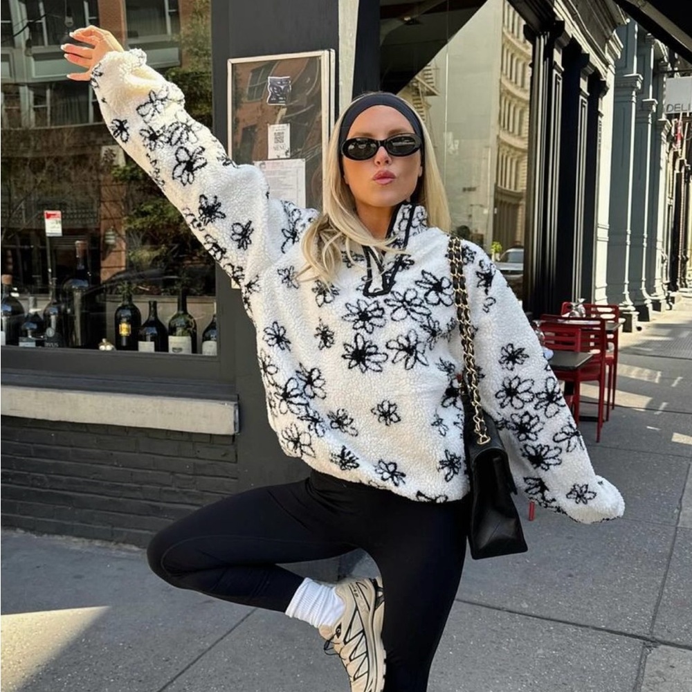 PARKE Floral Fleece - from their Spring 2024 drop.